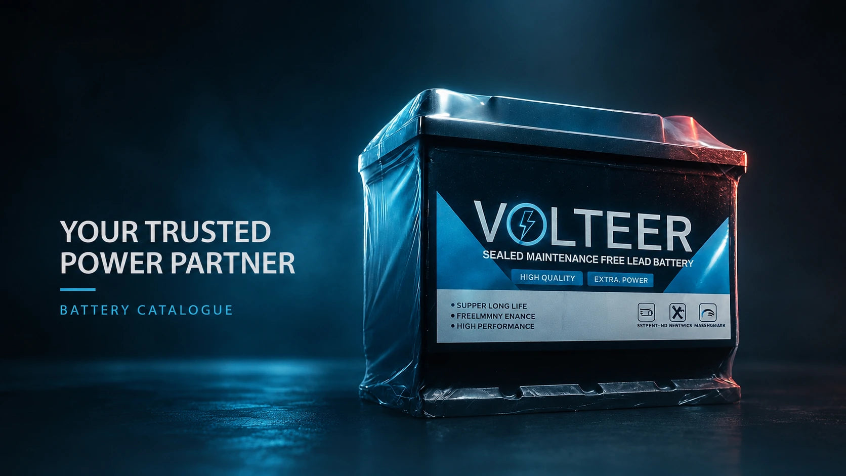VOLTEER battery catalogue cover