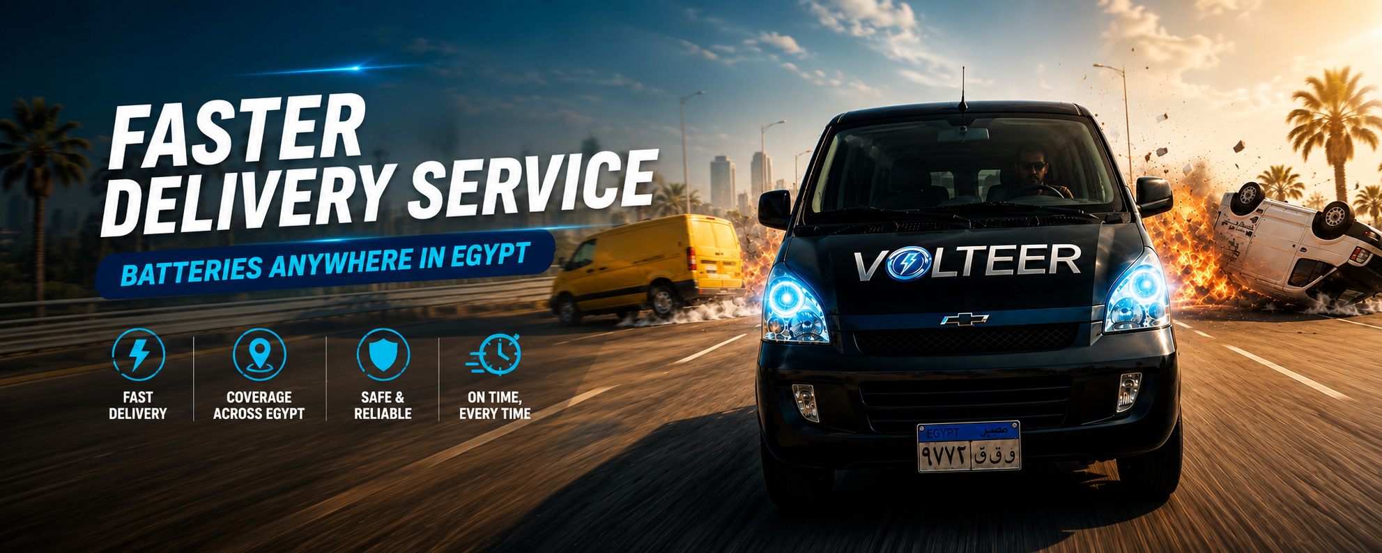 VOLTEER fast delivery promotion