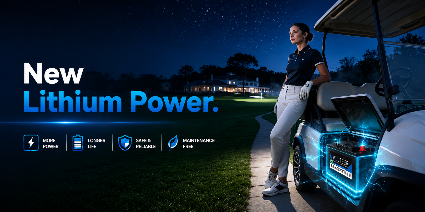 VOLTEER lithium battery promotion