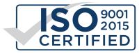 ISO 9001:2015 certification badge